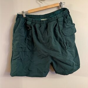 Forester Rugged Apparel Nylon Utility Swim Shorts Men’s XL Forest Green